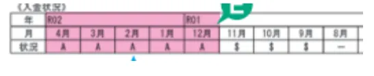 CIC情報開示 支払い状況