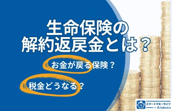 生命保険の解約返戻金はいくら？計算方法・損益分岐点・税金をわかりやすく解説